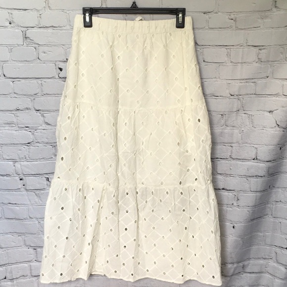 A New Day Eyelet Midi Skirt - Picture 3 of 3